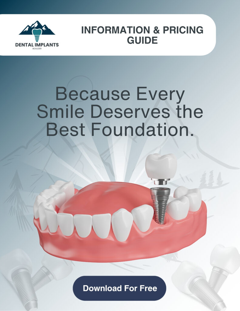 Dental implant information and pricing guide — download your free guide to learn about treatment options and costs.